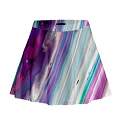 Color Acrylic Paint Art Mini Flare Skirt by artworkshop