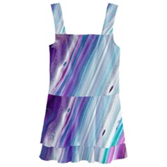 Color Acrylic Paint Art Kids  Layered Skirt Swimsuit by artworkshop