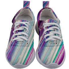 Color Acrylic Paint Art Kids Athletic Shoes by artworkshop