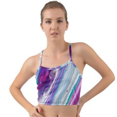 Color Acrylic Paint Art Mini Tank Bikini Top by artworkshop