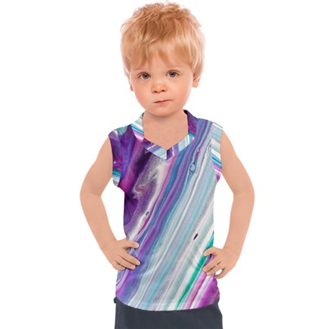 Color Acrylic Paint Art Kids  Sport Tank Top by artworkshop