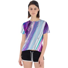 Color Acrylic Paint Art Open Back Sport Tee by artworkshop