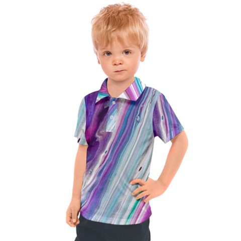 Color Acrylic Paint Art Kids  Polo Tee by artworkshop