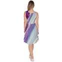 Color Acrylic Paint Art Knee Length Skater Dress With Pockets View4