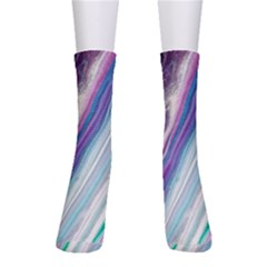 Color Acrylic Paint Art Crew Socks by artworkshop