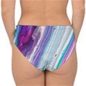 Color Acrylic Paint Art Double Strap Halter Bikini Bottom View2