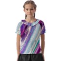 Color Acrylic Paint Art Kids  Frill Chiffon Blouse View1