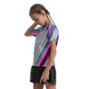 Color Acrylic Paint Art Kids  Frill Chiffon Blouse View2