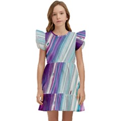 Color Acrylic Paint Art Kids  Winged Sleeve Dress