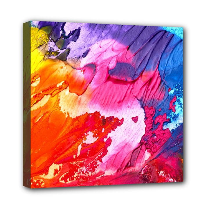 Colorful Painting Mini Canvas 8  x 8  (Stretched)