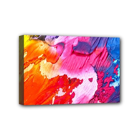 Colorful Painting Mini Canvas 6  X 4  (stretched) by artworkshop