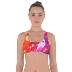 Colorful Painting Got No Strings Sports Bra by artworkshop