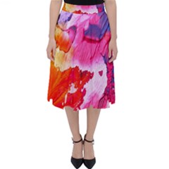 Colorful Painting Classic Midi Skirt by artworkshop