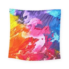 Colorful Painting Square Tapestry (small)