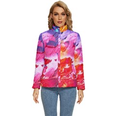 Colorful Painting Women s Puffer Bubble Jacket Coat