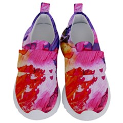 Colorful Painting Kids  Velcro No Lace Shoes by artworkshop