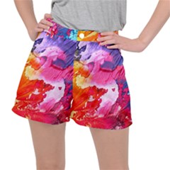 Colorful Painting Ripstop Shorts by artworkshop