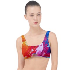 Colorful Painting The Little Details Bikini Top by artworkshop