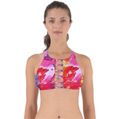 Colorful Painting Perfectly Cut Out Bikini Top by artworkshop