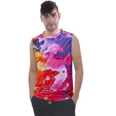 Colorful Painting Men s Regular Tank Top by artworkshop