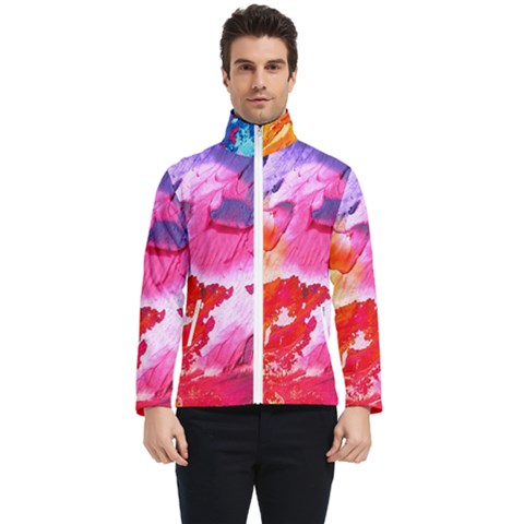 Colorful Painting Men s Bomber Jacket by artworkshop