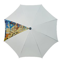 Colorful Structure Golf Umbrellas by artworkshop