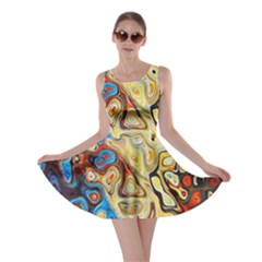 Colorful Structure Skater Dress by artworkshop