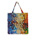 Colorful Structure Grocery Tote Bag View1