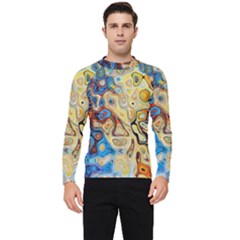 Colorful Structure Men s Long Sleeve Rash Guard