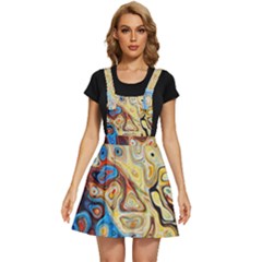 Colorful Structure Apron Dress