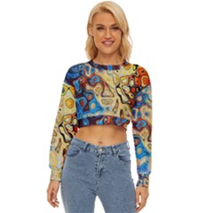 Colorful Structure Lightweight Long Sleeve Sweatshirt