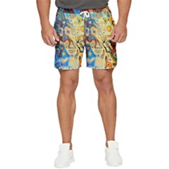 Colorful Structure Men s Runner Shorts