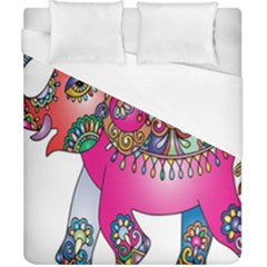 Decorative Elephant Duvet Cover (california King Size) by artworkshop