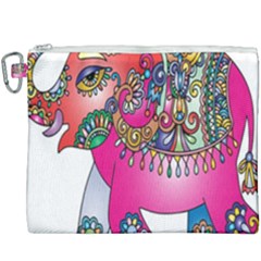 Decorative Elephant Canvas Cosmetic Bag (xxxl) by artworkshop