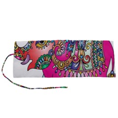 Decorative Elephant Roll Up Canvas Pencil Holder (s) by artworkshop