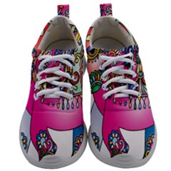 Decorative Elephant Mens Athletic Shoes by artworkshop