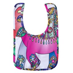 Decorative Elephant Baby Bib