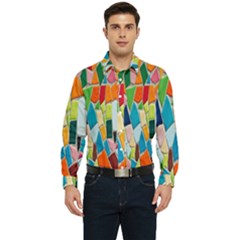 Mosaic Tiles Men s Long Sleeve  Shirt