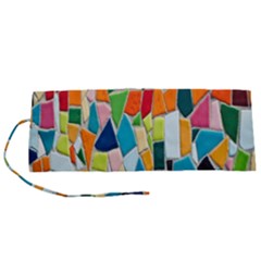 Mosaic Tiles Roll Up Canvas Pencil Holder (s) by artworkshop