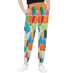 Mosaic Tiles Tapered Pants by artworkshop