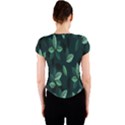 Plant Leaves Crew Neck Crop Top View2