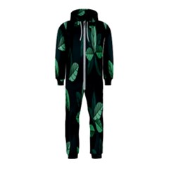 Plant Leaves Hooded Jumpsuit (kids)