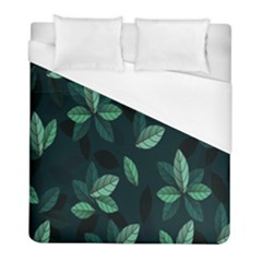 Plant Leaves Duvet Cover (full/ Double Size) by artworkshop