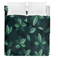 Plant Leaves Duvet Cover Double Side (queen Size) by artworkshop