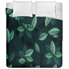 Plant Leaves Duvet Cover Double Side (california King Size) by artworkshop