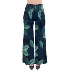 Plant Leaves So Vintage Palazzo Pants by artworkshop