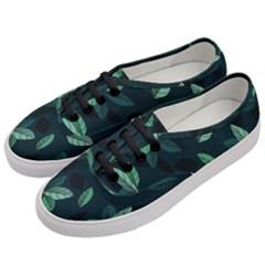 Plant Leaves Women s Classic Low Top Sneakers by artworkshop