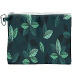 Plant Leaves Canvas Cosmetic Bag (xxxl) by artworkshop