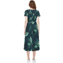 Plant Leaves High Low Boho Dress View2