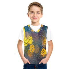 Raindrops Water Kids  Basketball Tank Top by artworkshop